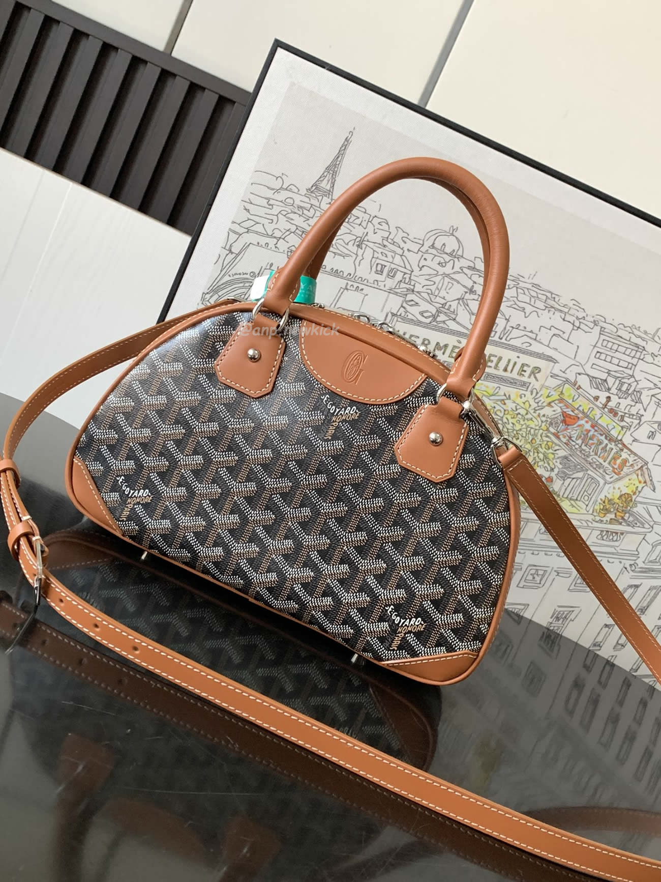 Goyard Goyard Bowling Bag 27×27×8.5cm (14) - www.newkick.vip